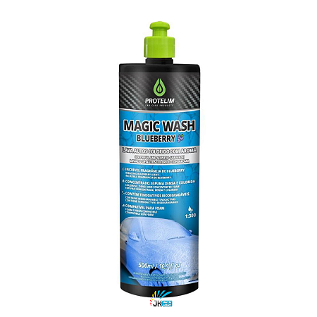 Shampoo Magic Wash Blueberry Automotivo 1:300 500ml Protelim