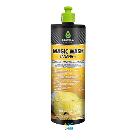 Shampoo Magic Wash Banana Automotivo 1:300 500ml - Protelim