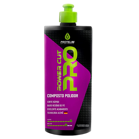 Massa De Polir Premium Power Cut Pro 500g - Protelim