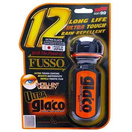 Ultra Glaco Fusso 70ml Repelente De Água De Chuva Soft99