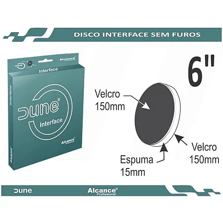 Disco Interface Profissional Sem Furo 6" - Alcance