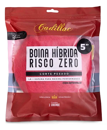 Boina Lã Híbrida Risco Zero Corte Pesado Cadillac 5'' Com Interface