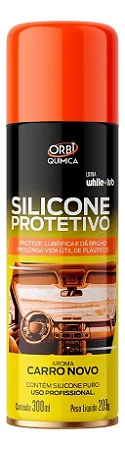 Silicone Spray Renova Carro Novo Orbi 300ml