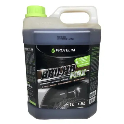 PROTELIM BRILHO MAX 5L - ACABAMENTO PARA CAIXA DE RODAS CONCENTRADO