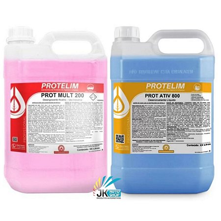 KIT DE LIMPEZA PESADA - PROT MULT200 + PROT ATIV 800 - PROTELIM