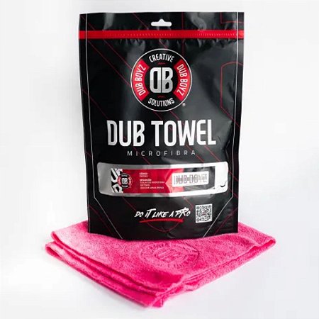 MICROFIBRA ROSA - DUB TOWEL 40x40 350GSM - DUB BOYZ