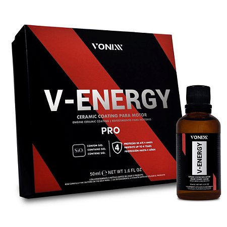 V-ENERGY PRO - CERAMIC COATING PARA MOTOR 50ML - VONIXX
