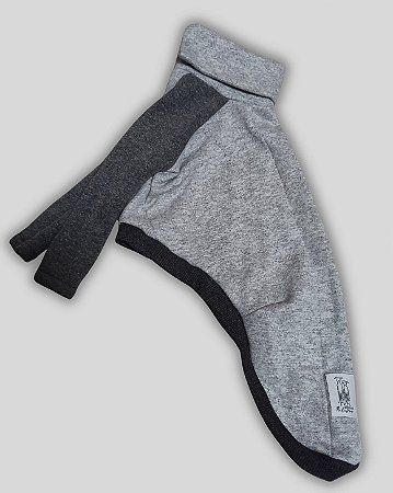 BLUSA DE GALGO HUG CINZA TONS