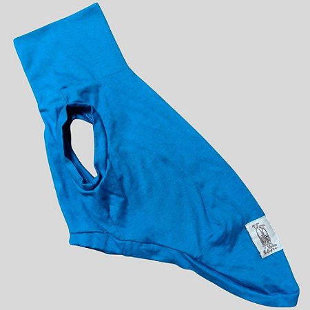 REGATA DE GALGO ALGODY TURQUESA