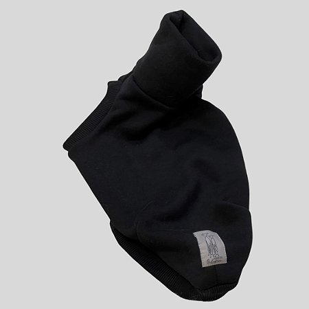 COLETE DE GALGO ITALIANO PRETO GOLA FECHADA PE