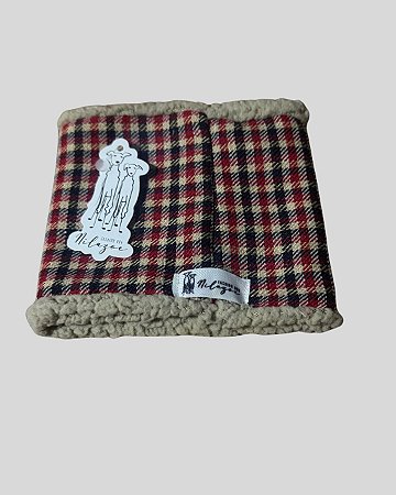 GOLA GOLÊ XADREZ VERMELHO E MARROM PE