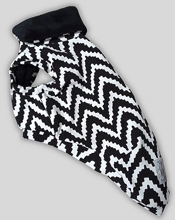 COLETE DE GALGO NEO PRETO E BRANCO E PRETO