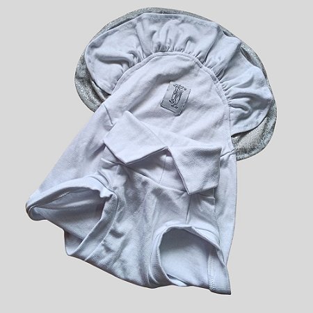 VESTIDO DE GALGO ANO NOVO GOLA BRANCA BABADO DUPLO BRANCO