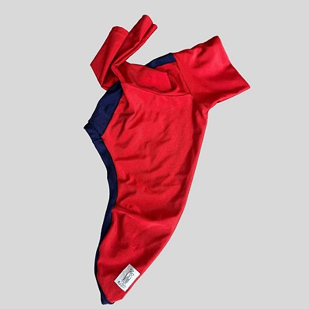 CACHARREL DE GALGO ITALIANO UV POPSTAR VERMELHO E MARINHO PE