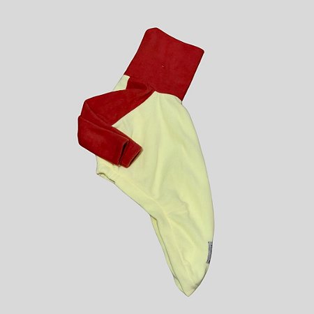 BLUSA DE GALGO ITALIANO CUDDLE AMARELO E CORAL PE