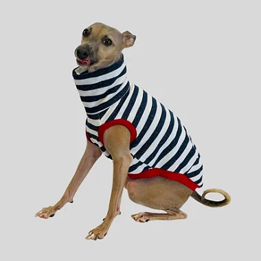 COLETE DE GALGO MOLETINHO LINE MARINE RED
