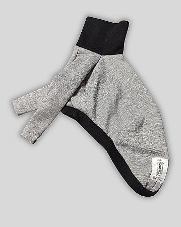 CACHARREL DE GALGO MESH CINZA E PRETO