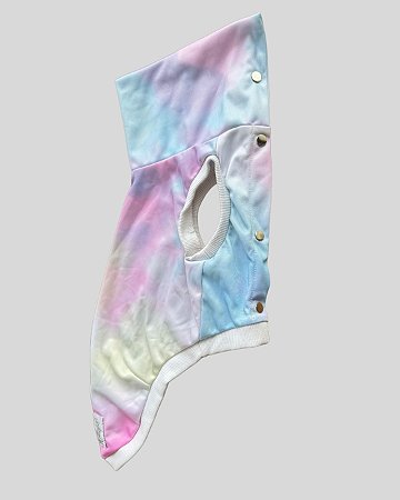COLETE DE GALGO POLI TIE DYE BOTÃO PE