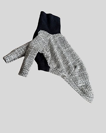BLUSA DE GALGO BRISA PRETA E CINZA PE