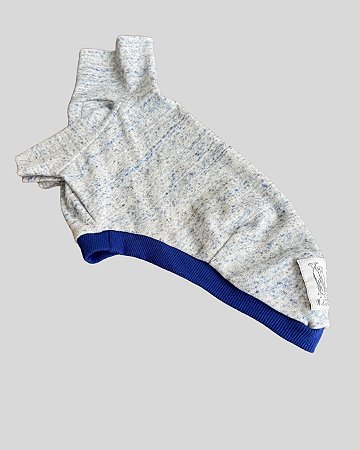 CAMISETA DE GALGO RIB AZUL MESCLA PE