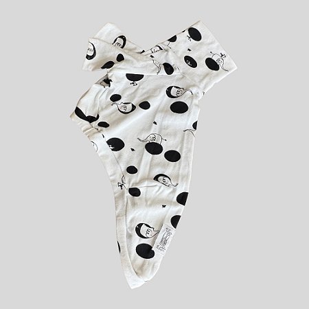 CAMISETA DE GALGO ALGODY ELEFANTE BOLA PRETA