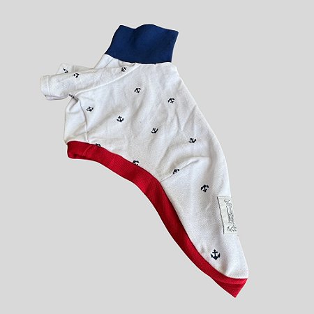 CAMISETA DE GALGO PIQ NAVY GOLA AZUL