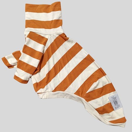 CAMISETA DE GALGO VISC COOL CREME E CARAMELO