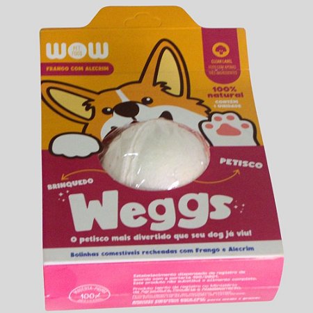 PETISCO - BRINQUEDO COMESTIVEL WEGGS FRANGO E ALECRIM