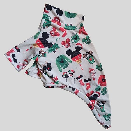 CAMISETA DE GALGO NATAL OFF MICKEY