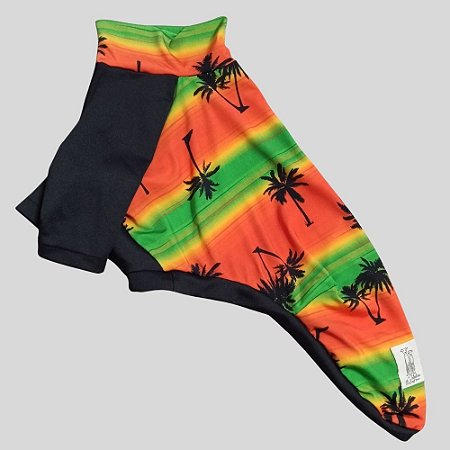 CAMISETA DE GALGO UV COQUEIRO REGGAE - GOLA BAIXA
