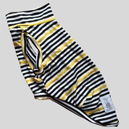 REGATA DE GALGO ALGODY LINE BEE GOLA BAIXA