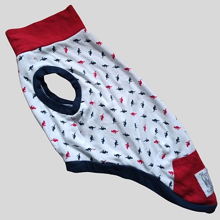 REGATA DE GALGO SUE GALGURU RED AND BLUE