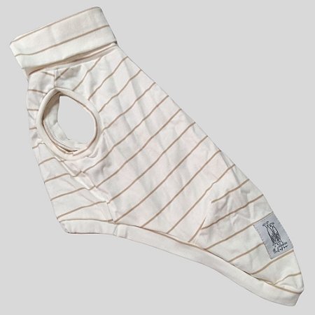 REGATA DE GALGO ALGODY POLO CREME LINE BEGE