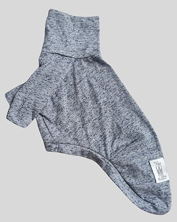 CAMISETA DE GALGO SLUB AZUL MESCLA