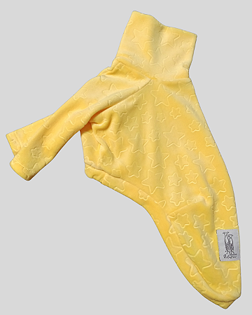 PIJAMA DE GALGO BLUSA PLU YELLOW STAR