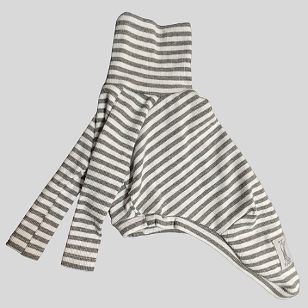 CACHARREL DE GALGO RIB LINE CINZA E BRANCO