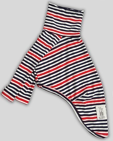 CACHARREL DE GALGO ALGODY LINE VERMELHO E MARINHO