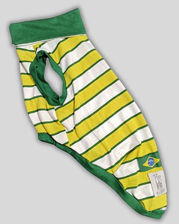 REGATA DE GALGO COPA POLO GOLA VERDE PUNHO VERDE