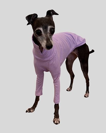 PIJAMA DE GALGO CACHARREL LUME LILAS URSO - sob encomenda