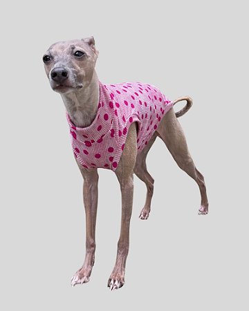 REGATA DE GALGO CAN POÁ PINK – sob encomenda