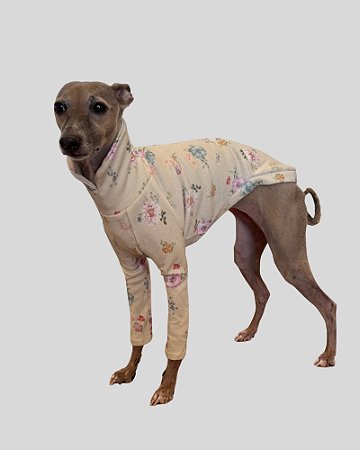 BLUSA DE GALGO CONFY FLOWER CHARMY- sob encomenda