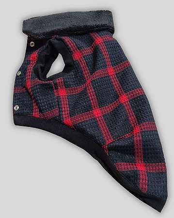 JAQUETA DE GALGO WINDSOR RED AND BLACK