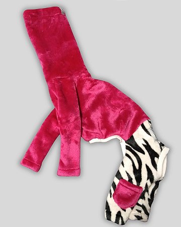 MACACAO DE GALGO CHAMONIX PINK E ZEBRA GIRA