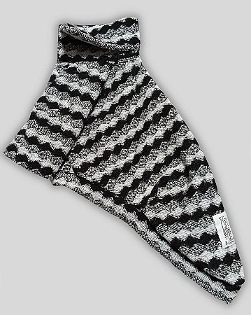 CASACO DE GALGO BODEAUX BLACK N GREY