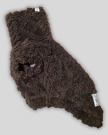 COLETE DE GALGO ALASKA FOFO BROWN TRAB