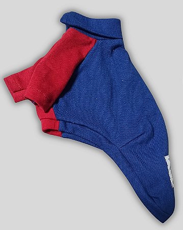 CAMISETA DE GALGO PIQ POLO ROYAL E RED