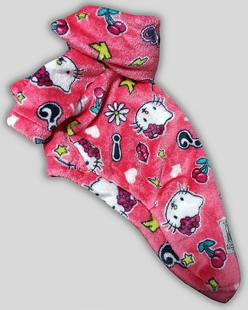 PIJAMA DE GALGO CASACO CHAMONIX CORAL HELLO KITTY