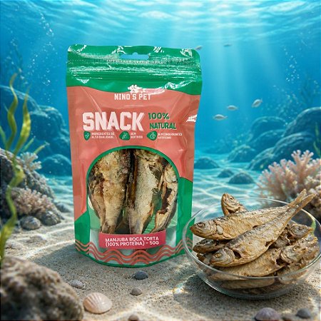 PETISCO NATURAL SNACK MANJUBA BOCA TORTA