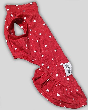VESTIDO DE GALGO NATAL RED STAR