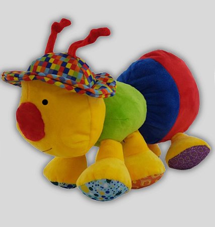 BRINQUEDO DE PELUCIA COM APITO FORMIGA ANIMADA